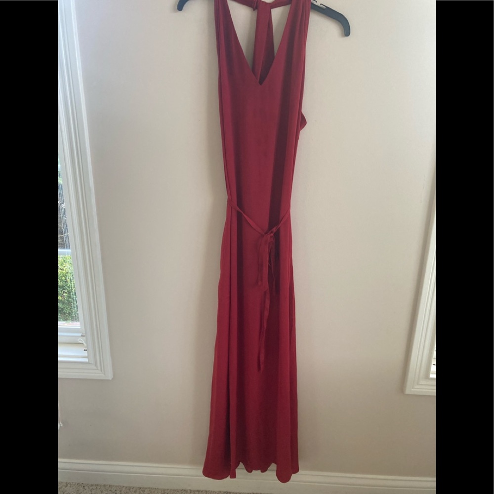 NWT-Banana Republic Red MIDI Dress, Medium Tall